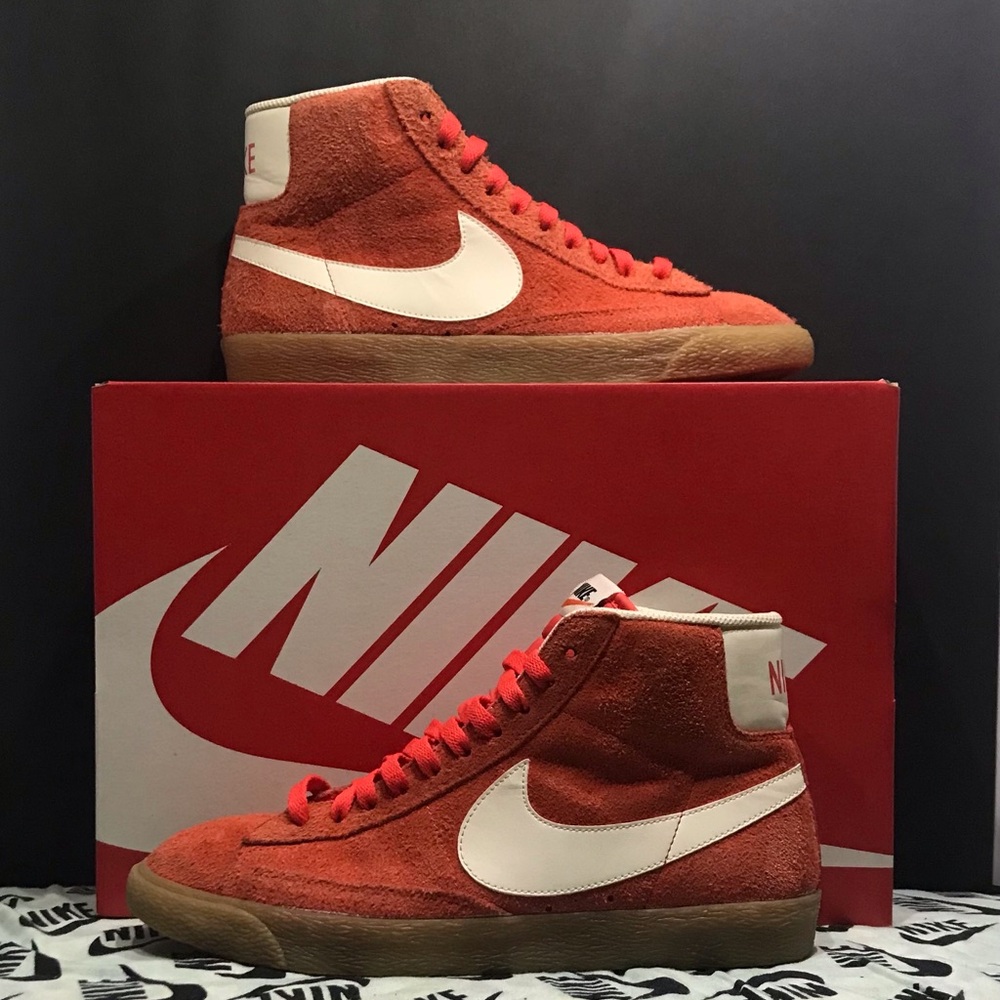 Nike Blazer 77 Mid Suede Vintage “Max Orange Ivory”